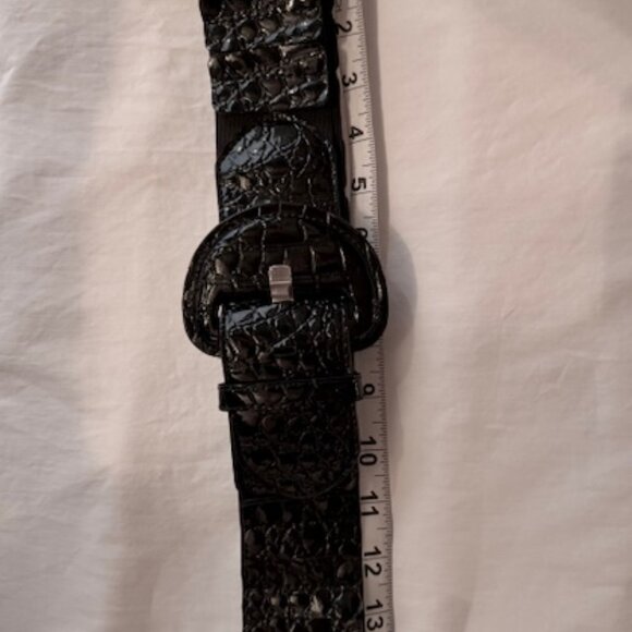 Ladies black elastic belt - Picture 6 of 6